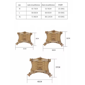 PECHERA/CHALECO DE ENTRENAMIENTO PARA PERRO, COMODA Y FACIL DE USAR