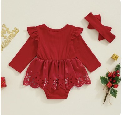 Vestido navideño para bebé